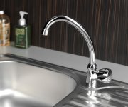 Aqualine Stojánkový Ventil 1/2", Otočná Hubice, Chrom