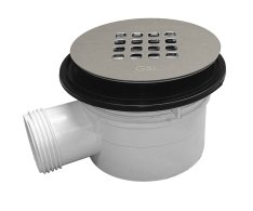 Gsi Vaničkový Sifon, Průměr 90mm, Dn40, Nízký, Krytka Creta Mat