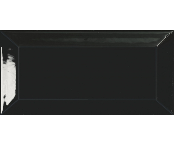 Retro obklad Tonalite Diamante Nero Diamante 7,5x15 - černá