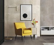 Dlažba jako beton Brennero Mood Mire 90x90 Rett. - šedá