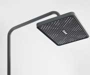 Aqualine Flery Sprchový/vanový Sloup S Pákovou Baterií, Otočné Ramínko, Gun Metal