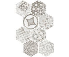 Equipe Hexatile Cement Garden Grey 17,5x20