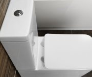 Sapho Porto Wc Kombi, Rimless, Spodní/zadní Odpad, Bílá