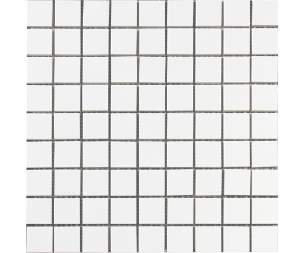 Retro mozaika Grazia Essenze Mosaico tessere Ice 30x30 (3x3) Luc. - bílá