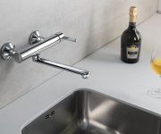 Sapho Espada Nástěnná Dřezová Baterie, Chrom