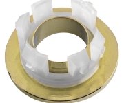 Sapho Kovová Krytka Přepadu Umyvadla, 30mm, Zlato Mat
