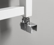 Sapho Cube Připojovací Sada Ventilů Ruční Rohová, Chrom