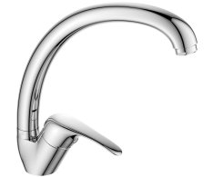 Aqualine Kasiopea 35 Stojánková Dřezová Baterie, Vysoké Ramínko, Chrom