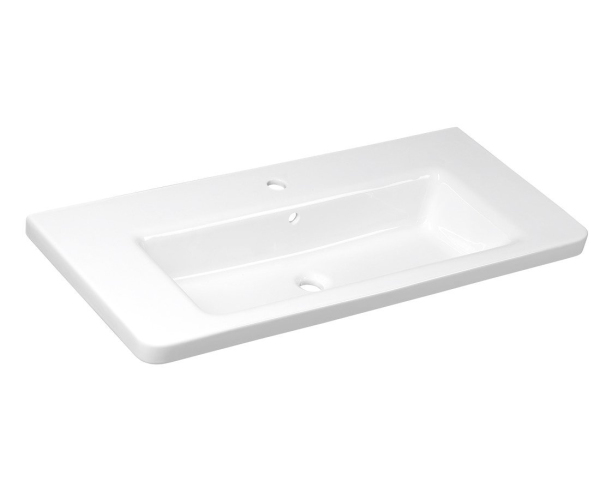 Sapho City Keramické Umyvadlo Hranaté 100x45cm, Bílá