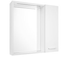 Aqualine Zoja/keramia Fresh Strip Galerka S Led Osvětlením, 60x60x14cm, Pravá, Bílá