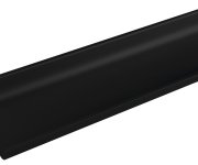 Sapho Chanel Dekorační Lišta "u" 1129x70x20mm, černá Mat