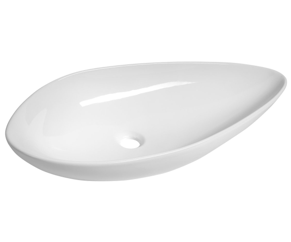 Cerastyle Ovali Keramické Umyvadlo 74x38,5cm, Bílá