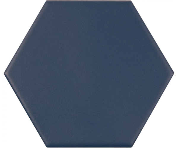 Dlažba Equipe Kromatika Naval Blue 11,6x10,1 Hexagon Matt - modrá