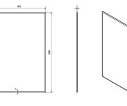 Sapho Accord Zrcadlo S Fazetou 40x60cm, Cu Free