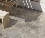 Dlažba jako kámen Coem Aquitaine Silver Nat. Modulo - bílá