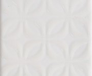 Vzorovaný dekor Aleluia Urban Atelier Decor Glam Branco 10x10 - bílá