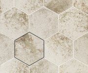 Dlažba jako cihla Ape Magnetism Hexa White 13,9x16 - bílá