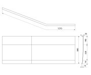 Polysan Tigra R 150 Panel čelní, Bílá