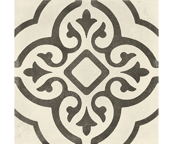 Retro dlažba Elios D_Esign Evo Decor P. Ducale B&W Sogg. Z 20x20