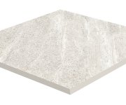 2cm dlažba jako kámen Tuscania Limestone Ice 61x61 Rett. - bílá