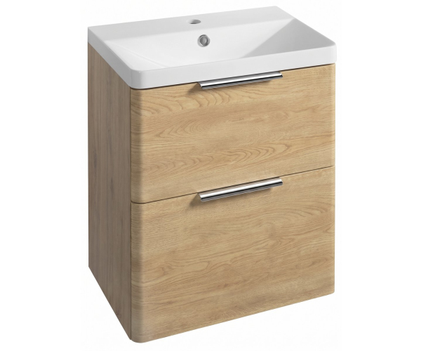 Aqualine Deneb Umyvadlová Skříňka 50,5x55x34,5cm, Dub Emporio