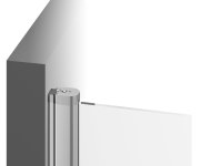 Pevná stěna Chrome CPS - CPS 90, satin+transparent 9QV70U00Z1