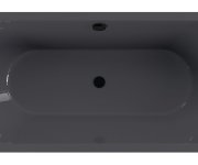 Polysan Viva L Monolith Asymetrická Vana 180x75x60cm, šedá