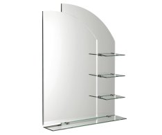 Aqualine Wega Zrcadlo S Poličkami 65x90cm