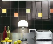Obklad Vogue System Transparenze TR Nero 20x20 - černá