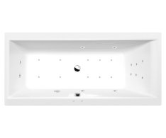 Polysan Cleo Hydromasážní Vana, 150x75x48cm, Attraction Hydro-air, Chrom