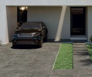 2cm dlažba jako kámen Castelvetro Slate Stones Piombo 60x120 - hnědá (skladem)