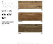 Protiskluzná 2cm dlažba jako dřevo Marazzi Vero20 Rovere 40x120 Rett. - hnědá