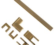 Gelco Trinity Přetoková Lišta, Zlato Mat