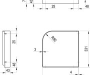 Konzole Yard 45 C - Konzole Yard 45 C, bílá X01775