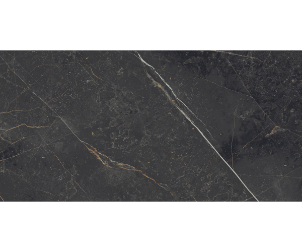Dlažba jako mramor Sichenia Prestige Port Laurent 60x120 Rett. Lapp. - antracitová