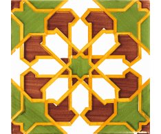 Aleluia Ceramicas Moorish Meknes 14x14