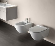 Gsi Pura Bidet Závěsný, 36x55cm, Bílá Extraglaze