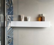 Sapho Abeline Polička S Hrazdou Rockstone 600mm, Bílá Mat