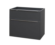 Mereo Mailo, Koupelnová Skříňka 80cm, Antracit, Elox Al Madlo
