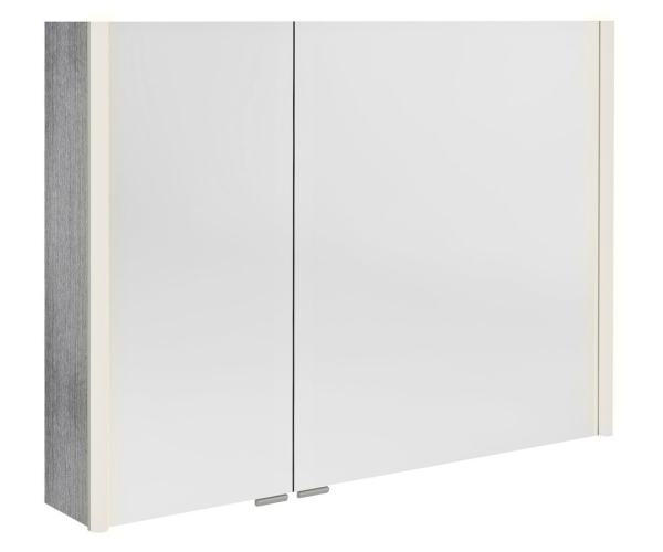 Sapho Alix Galerka S Led Osvětlením 96x70x17,5cm, Dub Stříbrný