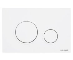 Schwab Vela Ovládací Tlačítko, 247x165 Mm, Bílá Mat