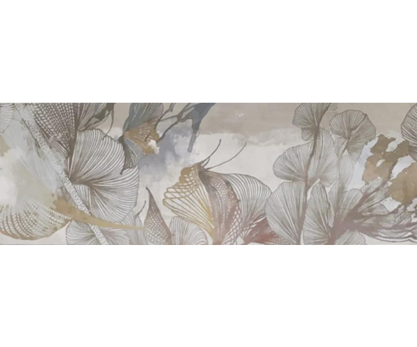 Květinový dekor Navarti Iris Canvas 30x90 Matt. Rett. DC