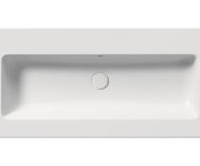Gsi Pura Keramické Umyvadlo Slim 122x46cm, Bez Otvoru, Bílá Mat