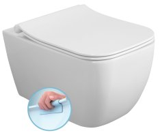 Isvea Vea Závěsná Wc Mísa Rimless, 34,5x52cm, Bílá