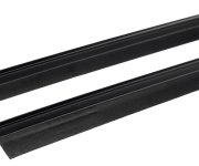 Polysan Set Svislých Těsnění Pro Sklo 5/5mm, 2000mm, černá (2ks)