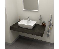 Sapho Tailor Rockstone Deska 100x50 Cm, Provedení Límce R