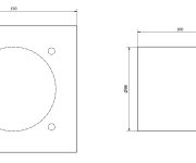 Sapho Eira Koupelnový Ventilátor Axiální S časovačem, 15w, Potrubí 100mm, Bílá