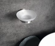 Sapho X-steel Mýdlenka, Mléčné Sklo, Nerez Mat