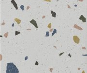 Dlažba jako terrazzo Cir Forever Color Terrazzo White 20x20 Matt. - bílá