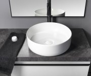 Sapho Fiastra Keramické Umyvadlo Na Desku, ø 40cm, Bílá